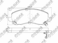 Тормозные колодки TG-650C/PN3469 (КЕРАМИКА)* Ti·GUAR