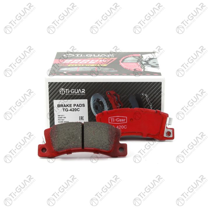 Тормозные колодки TG-420C/PF1321 (КЕРАМИКА)* Ti·GUAR